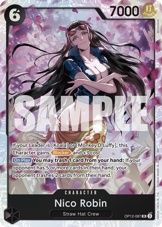 OP12-087, SR, Nico Robin