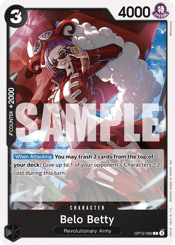 OP12-090, C, Belo Betty