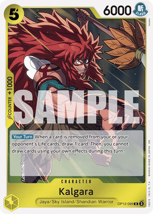 OP12-099, R, Kalgara