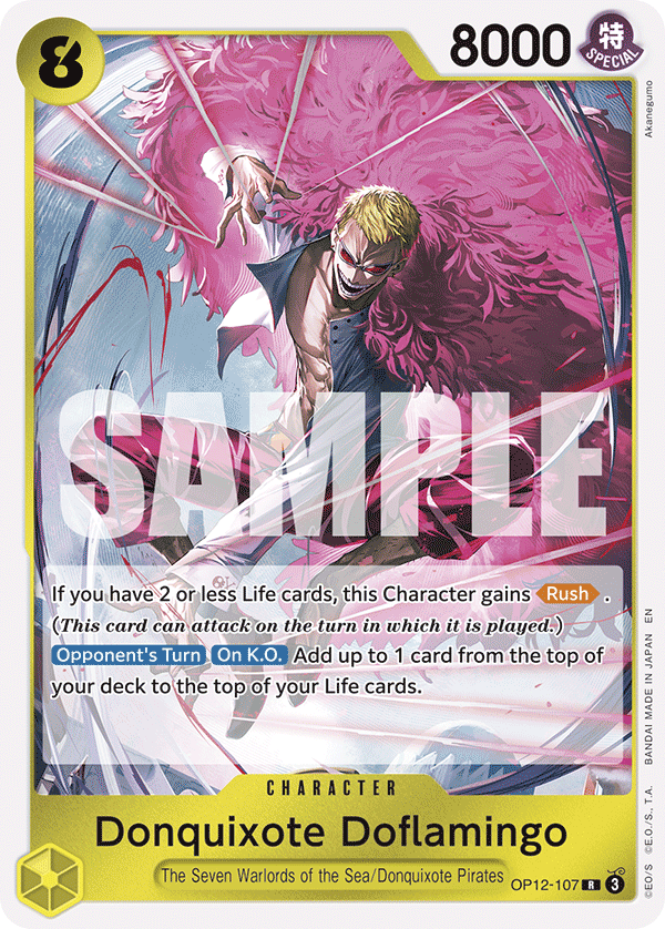 OP12-107, R, Donquixote Doflamingo