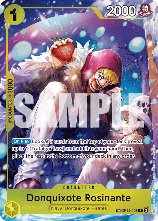 OP12-108, R, Donquixote Rosinante (Treasure Rare)