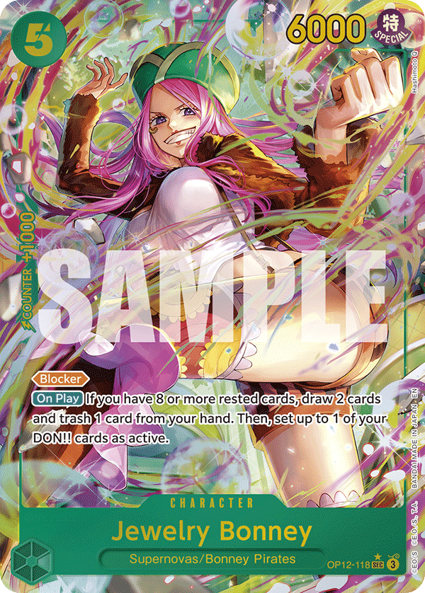 OP12-118, SEC, Jewelry Bonney (Alternate Art)