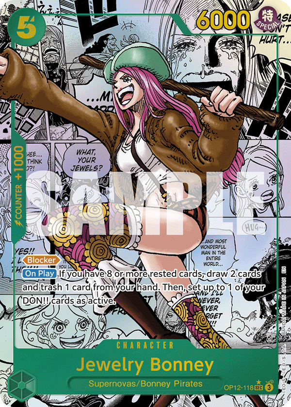 OP12-118, SEC, Jewelry Bonney (Manga Art)