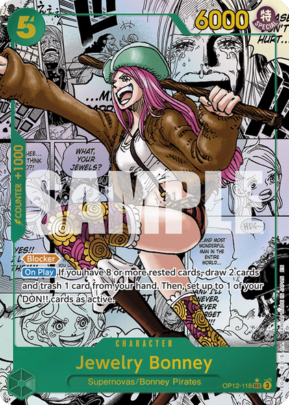 OP12-118, SEC, Jewelry Bonney (Manga Art)