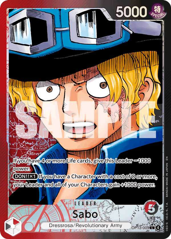 OP13-004, L, Sabo (Alternate Art)
