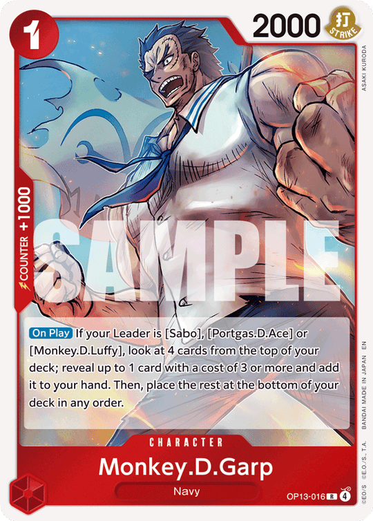 OP13-016, R, Monkey.D.Garp
