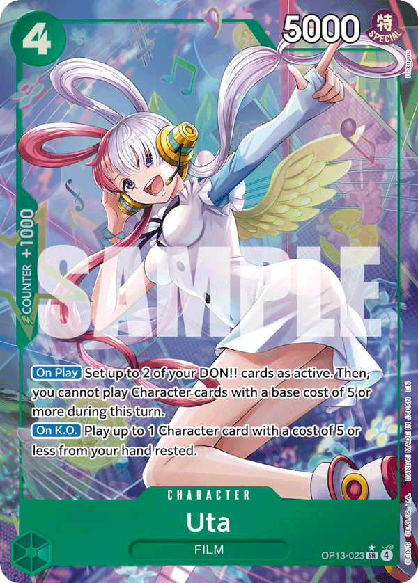 OP13-023, SR, Uta (Alternate Art)