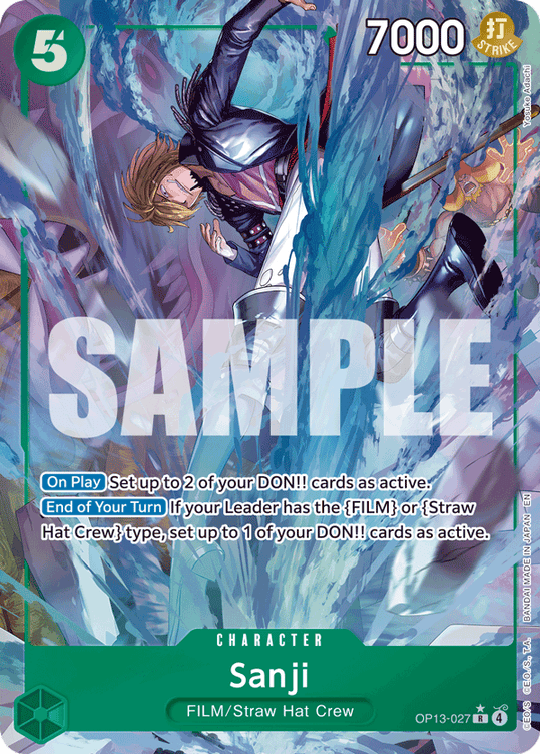 OP13-027, R, Sanji (Alternate Art)