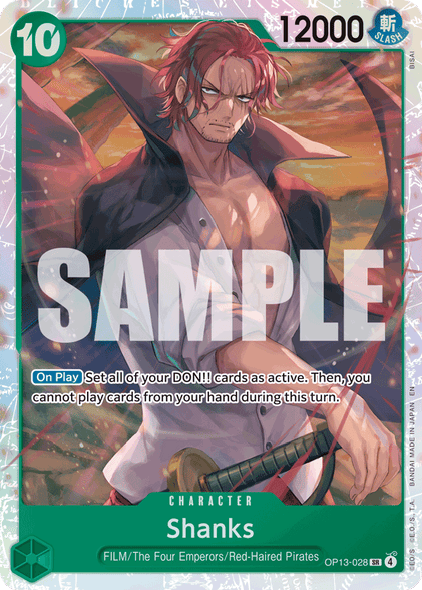 OP13-028, SR, Shanks
