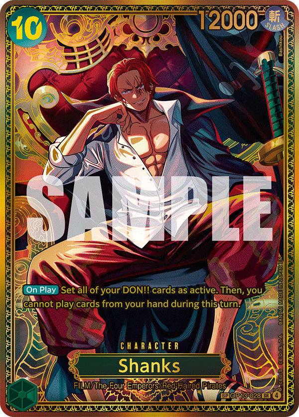 OP13-028, SR, Shanks (OP17 Special Rare)
