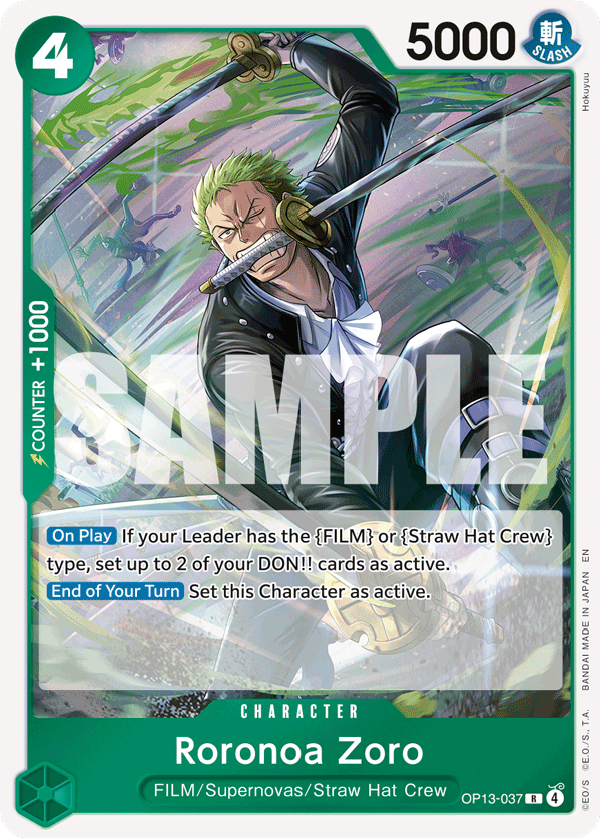 OP13-037, R, Roronoa Zoro