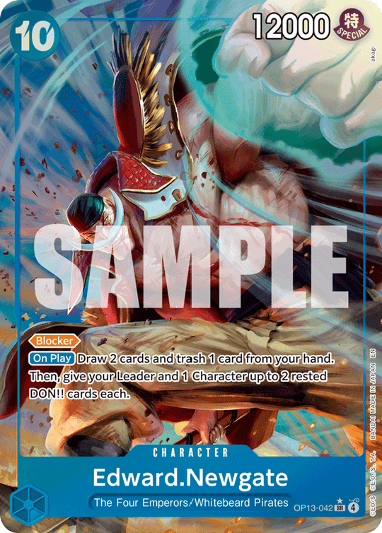 OP13-042, SR, Edward.Newgate (Alternate Art)