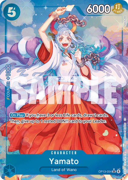 OP13-054, SR, Yamato (Alternate Art)
