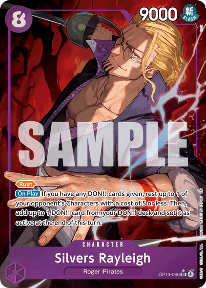 OP13-066, SR, Silvers Rayleigh (Alternate Art)