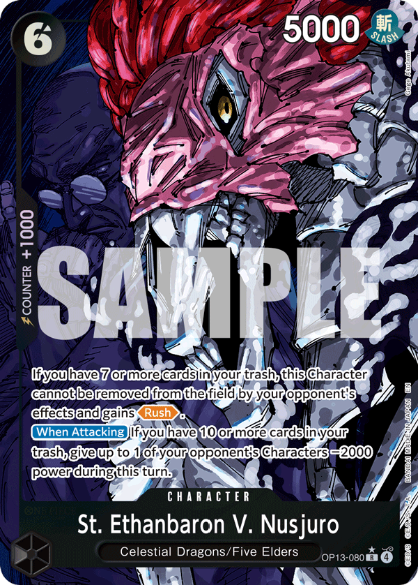 OP13-080, R, St. Ethanbaron V. Nusjuro (Alternate Art)
