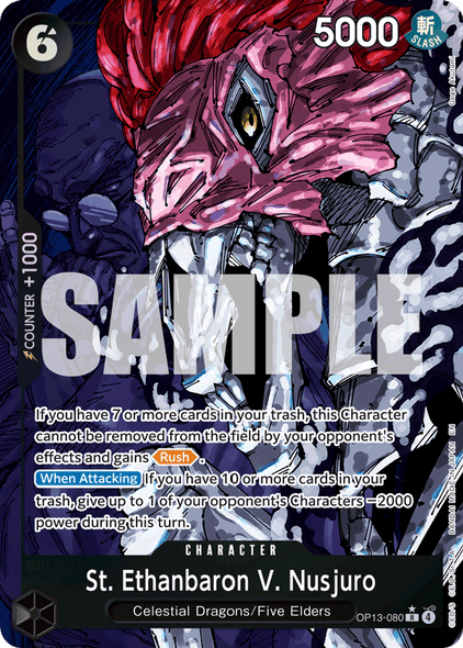 OP13-080, R, St. Ethanbaron V. Nusjuro (Alternate Art)