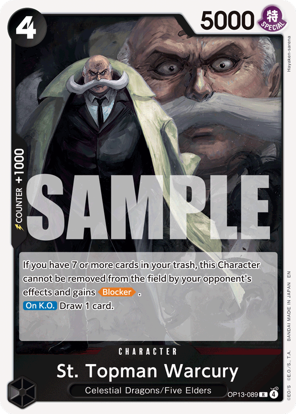 OP13-089, R, St. Topman Warcury