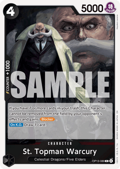 OP13-089, R, St. Topman Warcury