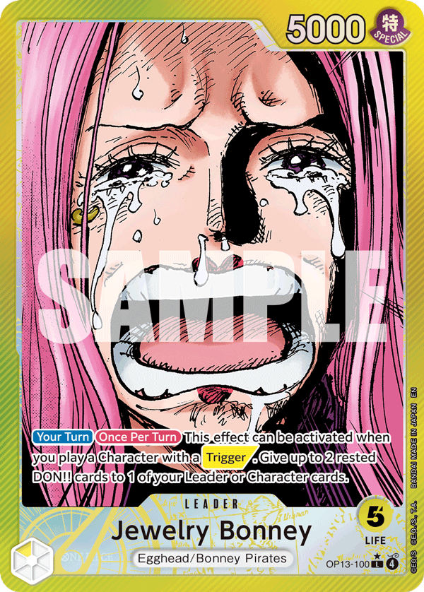 OP13-100, L, Jewelry Bonney (Alternate Art)