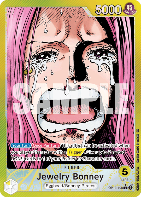 OP13-100, L, Jewelry Bonney (Alternate Art)