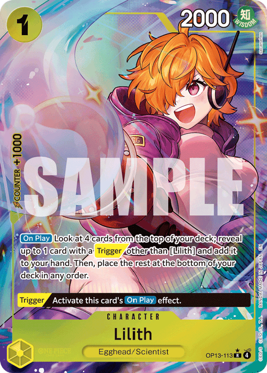 OP13-113, R, Lilith (Alternate Art)