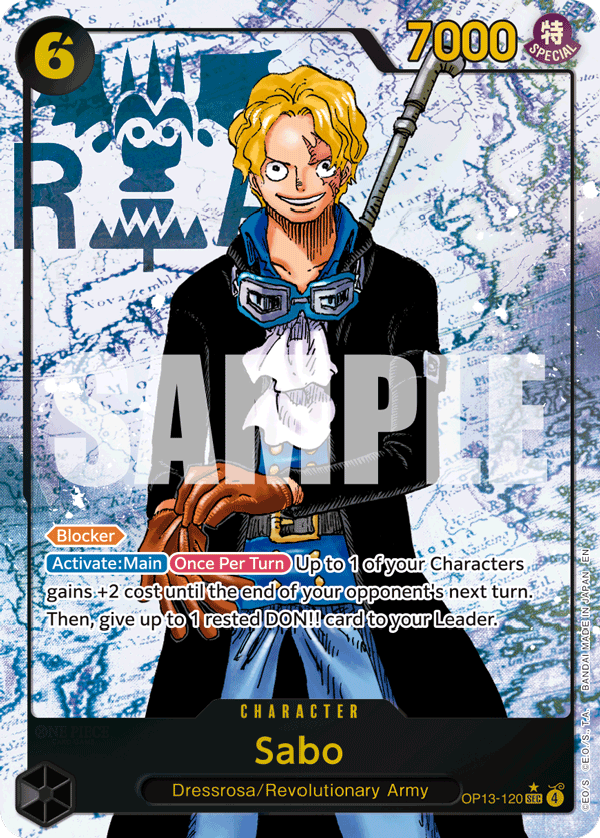 OP13-120, SEC, Sabo (Alternate Art)