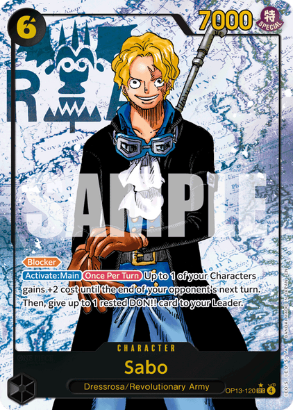 OP13-120, SEC, Sabo (Alternate Art)