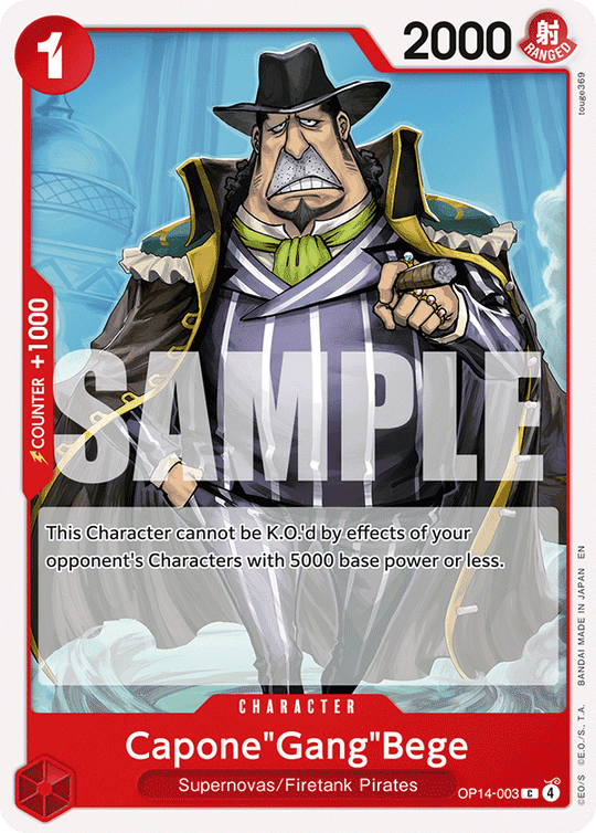 OP14-003, C, Capone"Gang"Bege