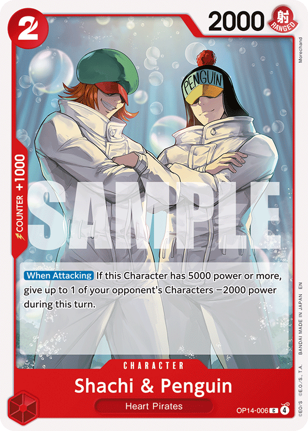 OP14-006, C, Shachi & Penguin