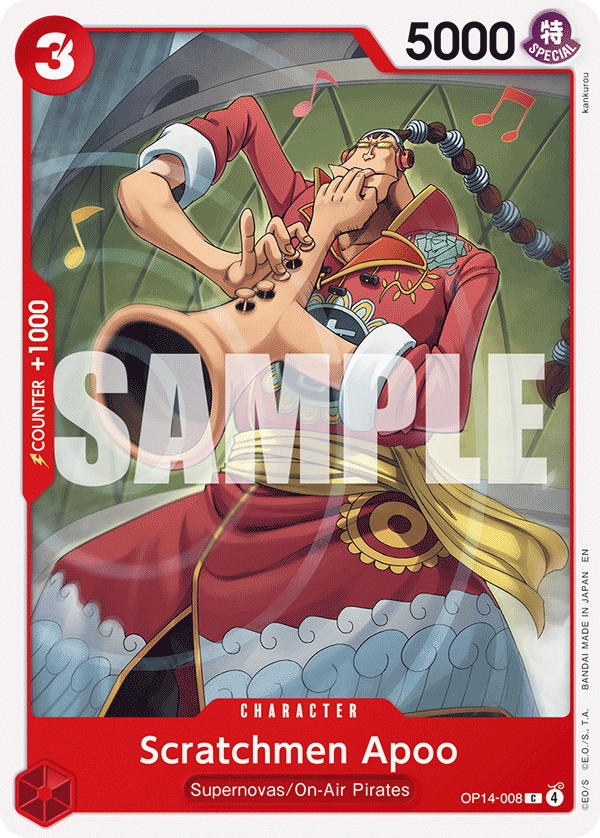 OP14-008, C, Scratchmen Apoo