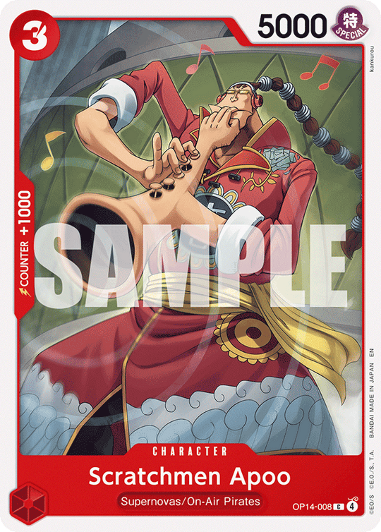 OP14-008, C, Scratchmen Apoo