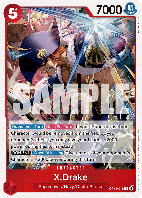 OP14-016, R, X.Drake
