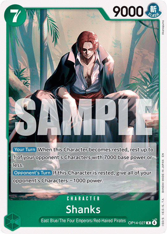OP14-027, R, Shanks
