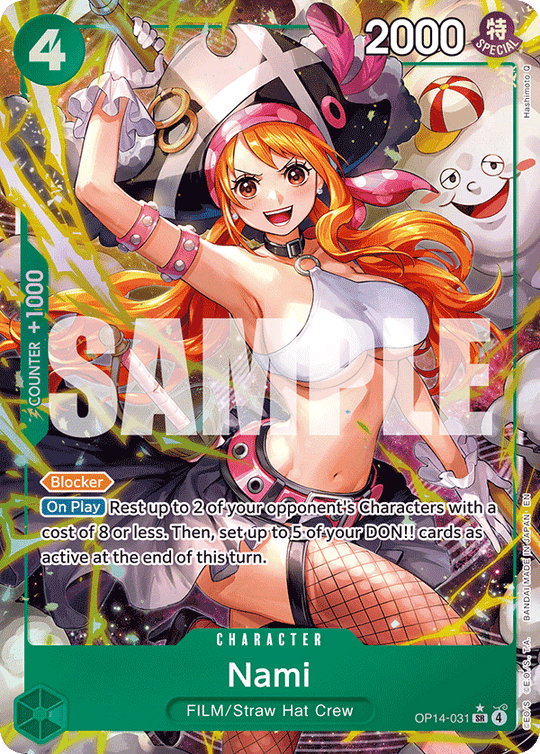 OP14-031, SR, Nami (Alternate Art)
