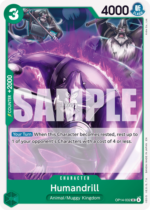 OP14-032, UC, Humandrill