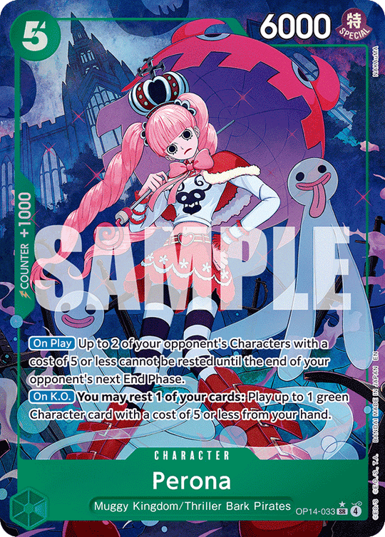 OP14-033, SR, Perona (Alternate Art)