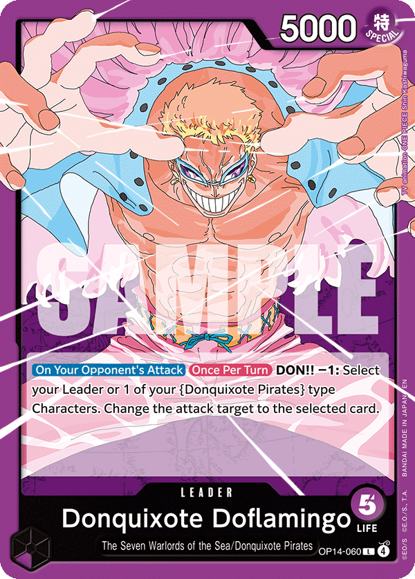 OP14-060 L, Donquixote Doflamingo