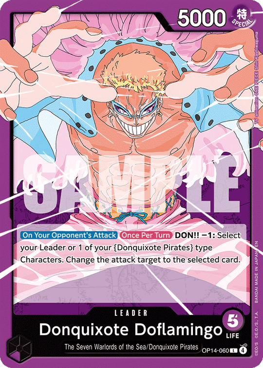 OP14-060 L, Donquixote Doflamingo