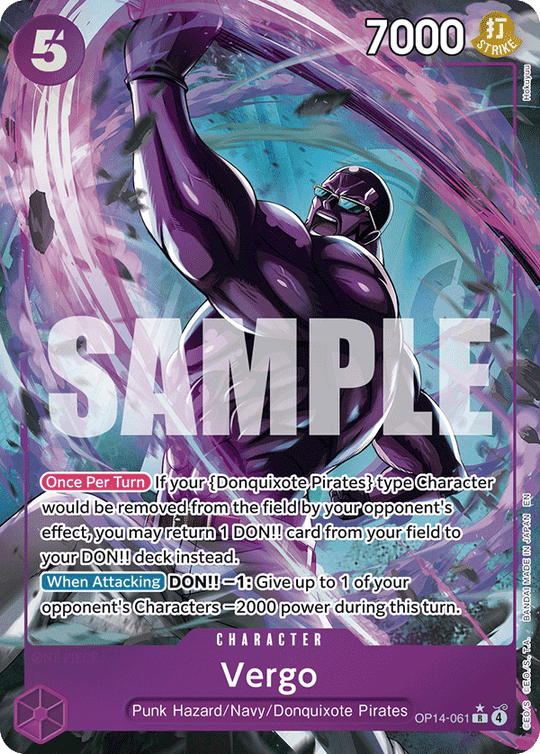 OP14-061, R, Vergo (Alternate Art)