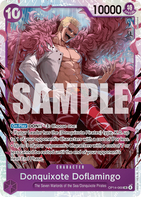 OP14-069, SR, Donquixote Doflamingo