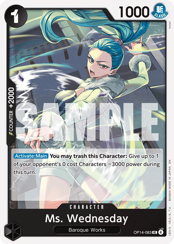 OP14-083, UC, Ms. Wednesday