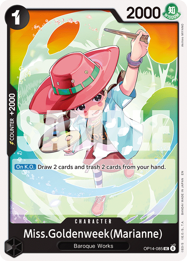 OP14-085, UC, Miss.Goldenweek(Marianne)