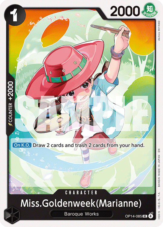 OP14-085, UC, Miss.Goldenweek(Marianne)