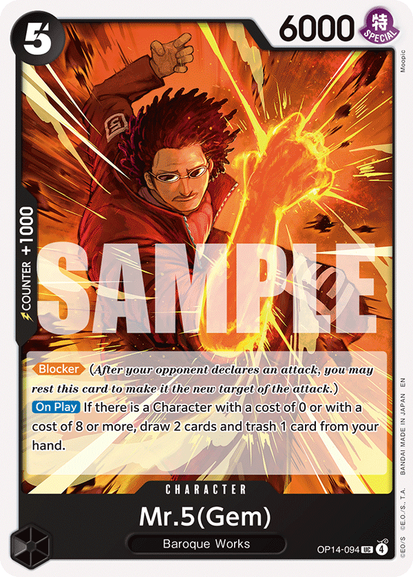 OP14-094, UC, Mr.5(Gem)