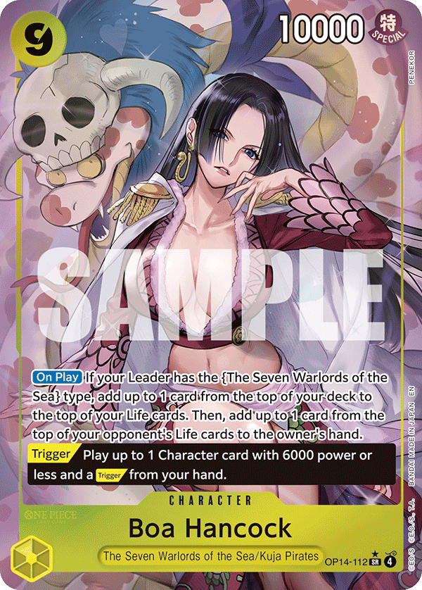 OP14-112, SR, Boa Hancock (Alternate Art)