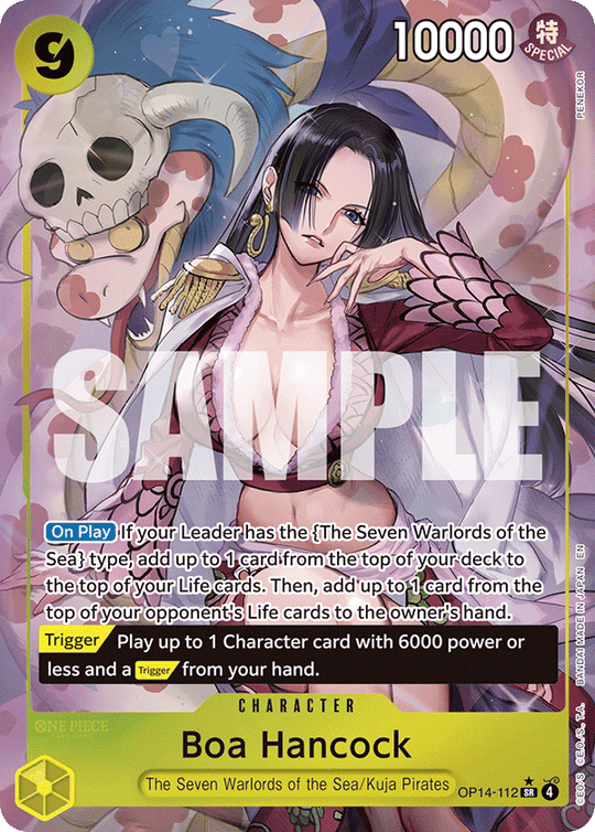 OP14-112, SR, Boa Hancock (Alternate Art)