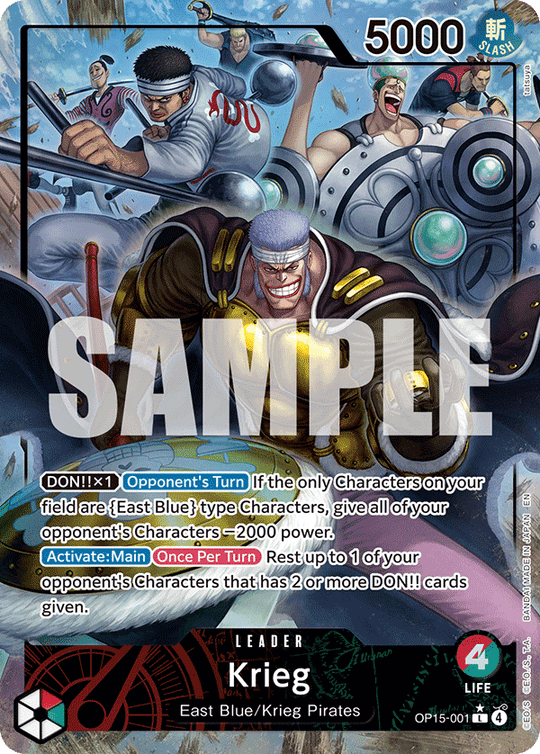 OP15-001, L, Krieg (Alternate Art)