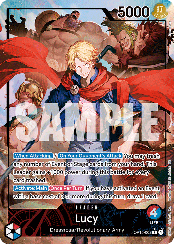 OP15-002, L, Lucy (Alternate Art)