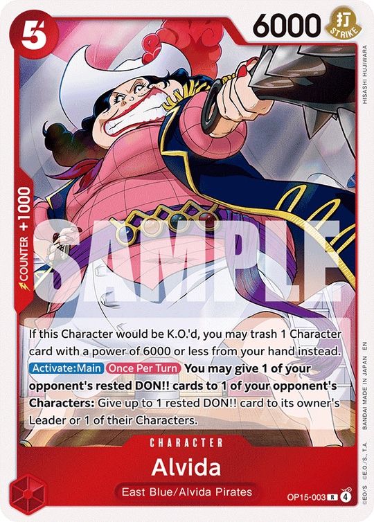 OP15-003, R, Alvida