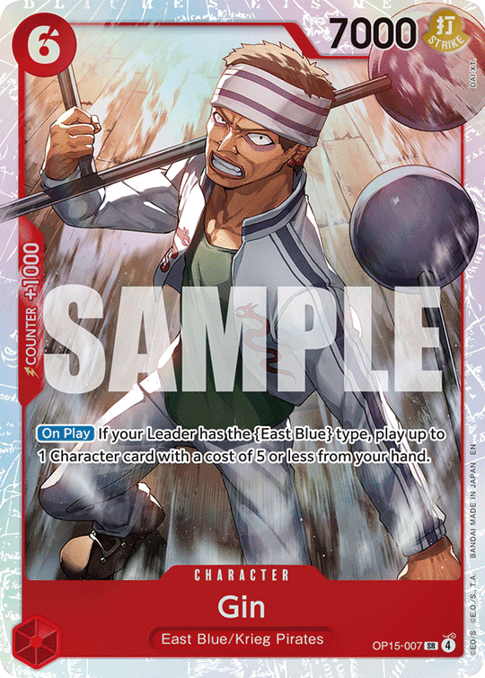 OP15-007, SR, Gin